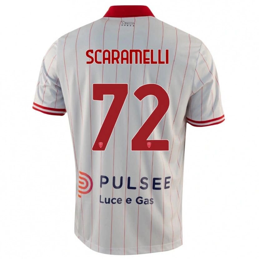 Danxen Women Endris Scaramelli #72 White Red Blue Away Jersey 2025/26 T-Shirt