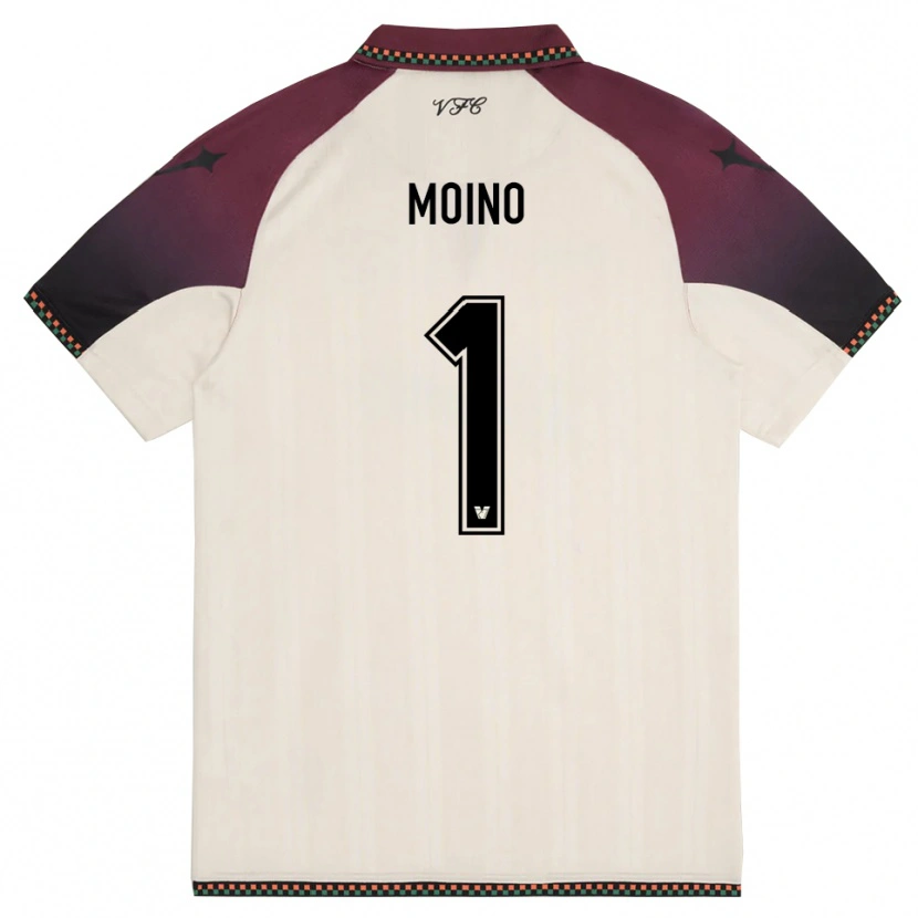 Danxen Women Thomas Moino #1 Cream Burgundy Away Jersey 2025/26 T-Shirt