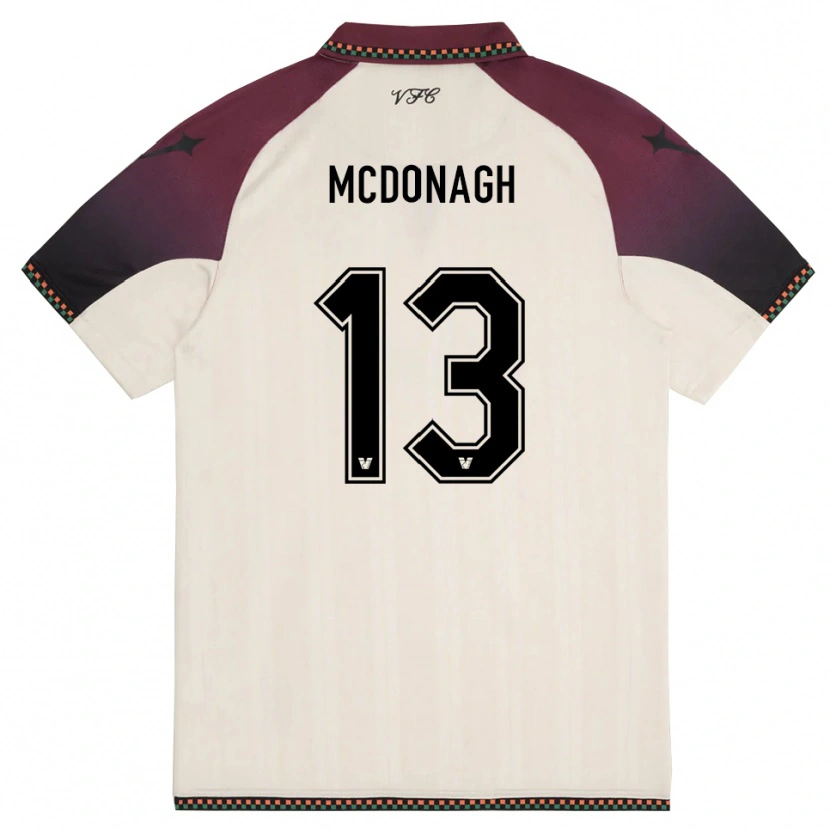 Danxen Women Oisin Mcdonagh #13 Cream Burgundy Away Jersey 2025/26 T-Shirt