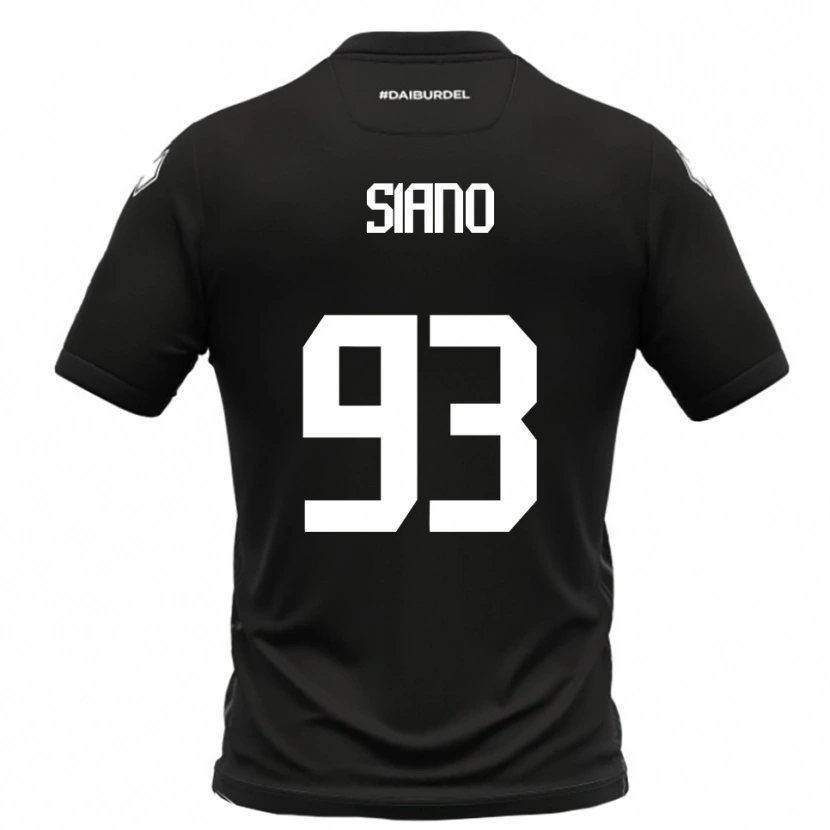 Danxen Women Alessandro Siano #93 Black White Away Jersey 2025/26 T-Shirt