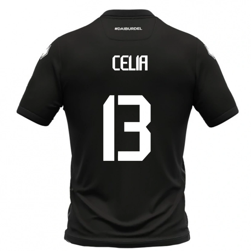 Danxen Women Raffaele Celia #13 Black White Away Jersey 2025/26 T-Shirt
