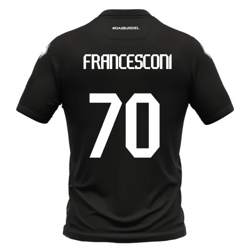 Danxen Women Matteo Francesconi #70 Black White Away Jersey 2025/26 T-Shirt