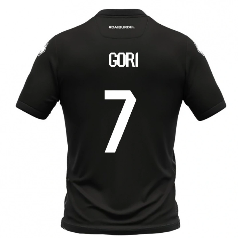 Danxen Women Samuele Gori #7 Black White Away Jersey 2025/26 T-Shirt