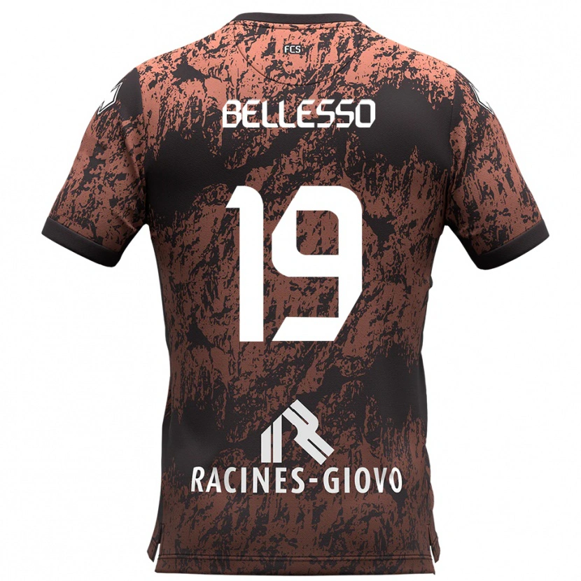 Danxen Women Daniele Bellesso #19 Brown Black Away Jersey 2025/26 T-Shirt