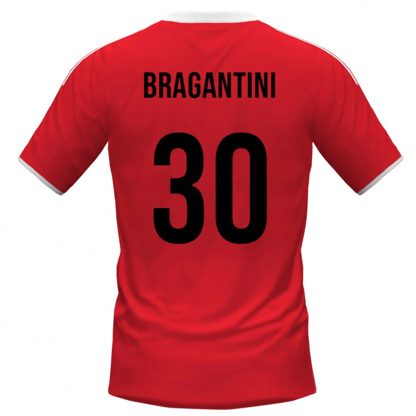 Danxen Women Davide Bragantini #30 Red White Away Jersey 2025/26 T-Shirt