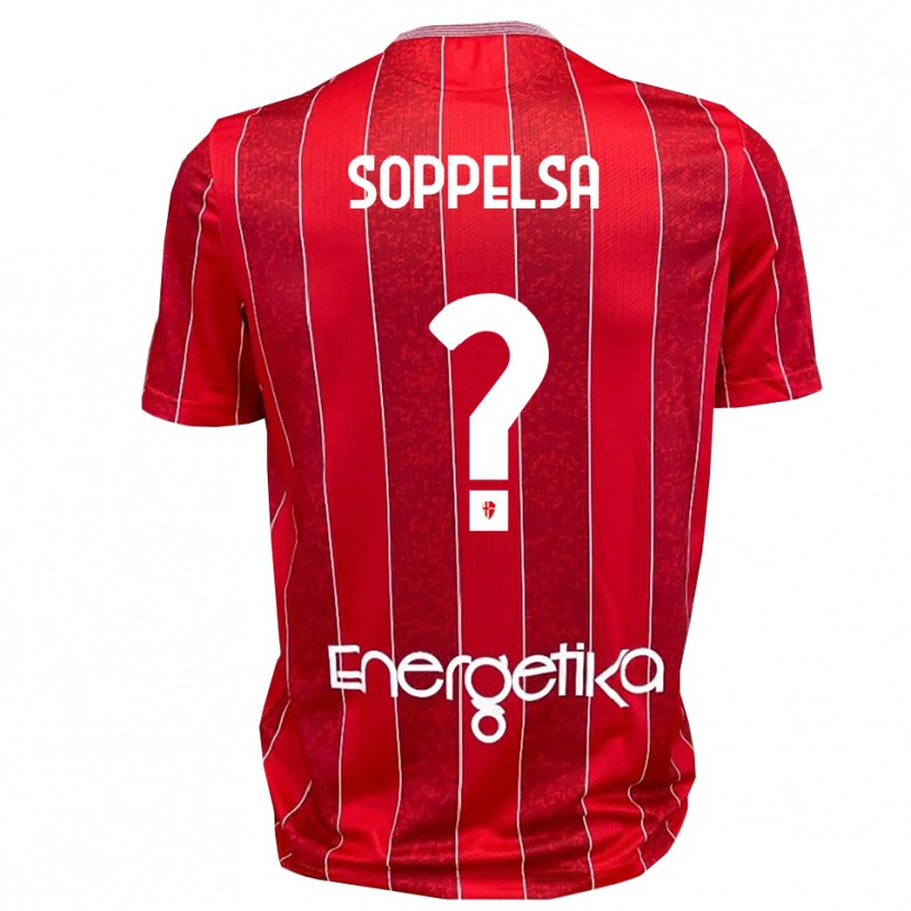 Danxen Women Mattia Soppelsa #0 Red White Away Jersey 2025/26 T-Shirt