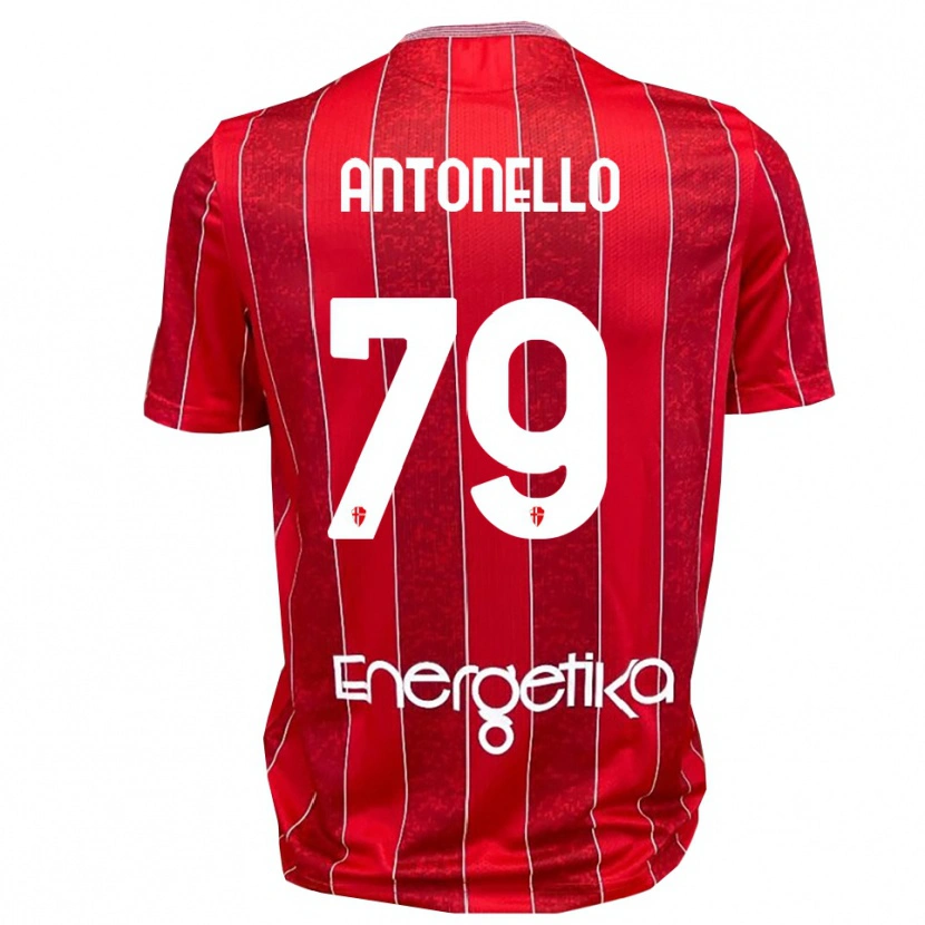 Danxen Women Andrea Antonello #79 Red White Away Jersey 2025/26 T-Shirt