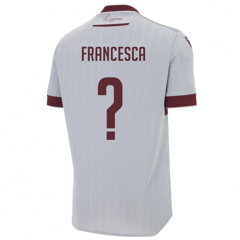 Danxen Women Lenzini Francesca #0 Burgundy White Away Jersey 2025/26 T-Shirt