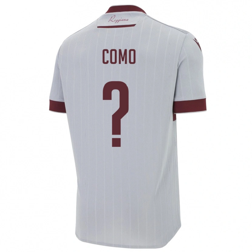 Danxen Women Como Giorgia #0 Burgundy White Away Jersey 2025/26 T-Shirt