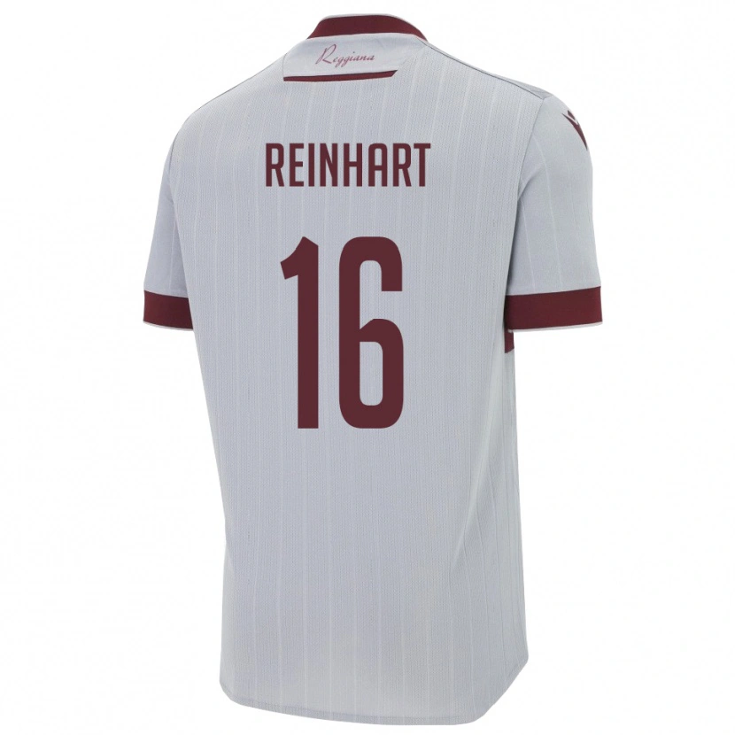 Danxen Women Tobías Reinhart #16 Burgundy White Away Jersey 2025/26 T-Shirt