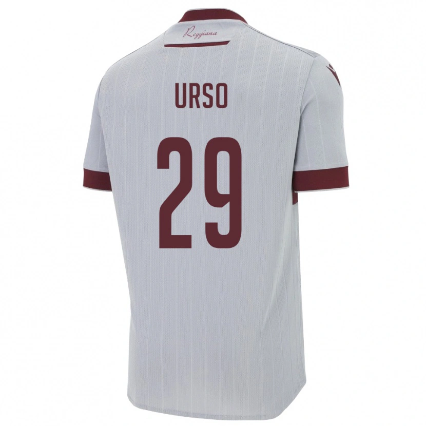 Danxen Women Oliver Urso #29 Burgundy White Away Jersey 2025/26 T-Shirt