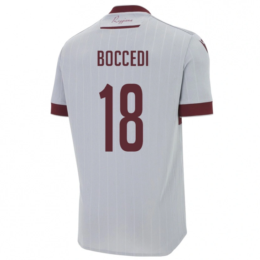 Danxen Women Alessandro Boccedi #18 Burgundy White Away Jersey 2025/26 T-Shirt