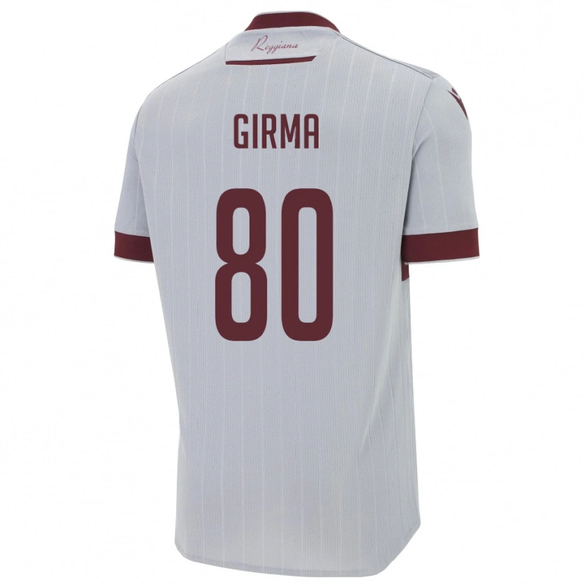 Danxen Women Natan Girma #80 Burgundy White Away Jersey 2025/26 T-Shirt