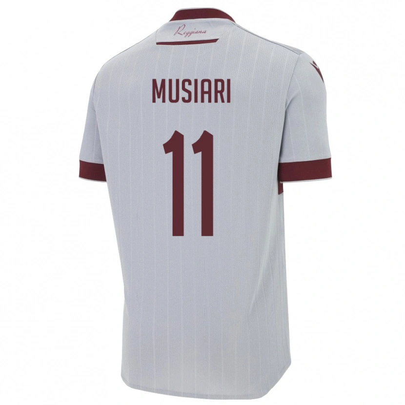 Danxen Women Alessandro Musiari #11 Burgundy White Away Jersey 2025/26 T-Shirt