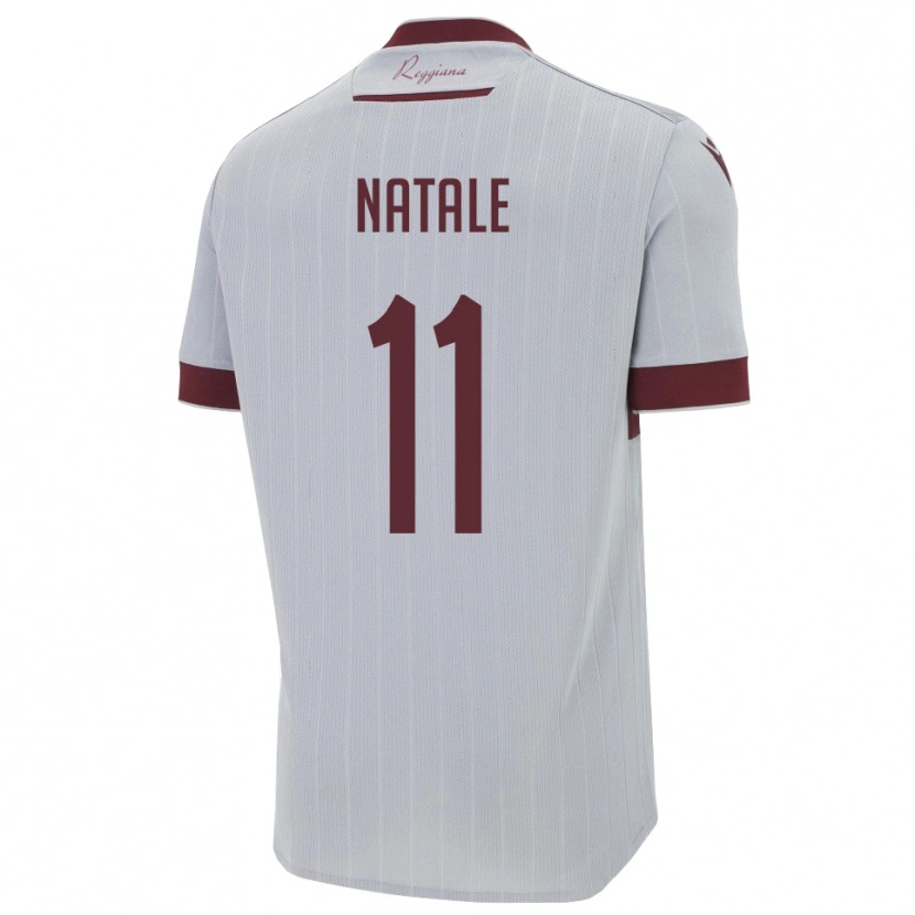 Danxen Women Mario Natale #11 Burgundy White Away Jersey 2025/26 T-Shirt