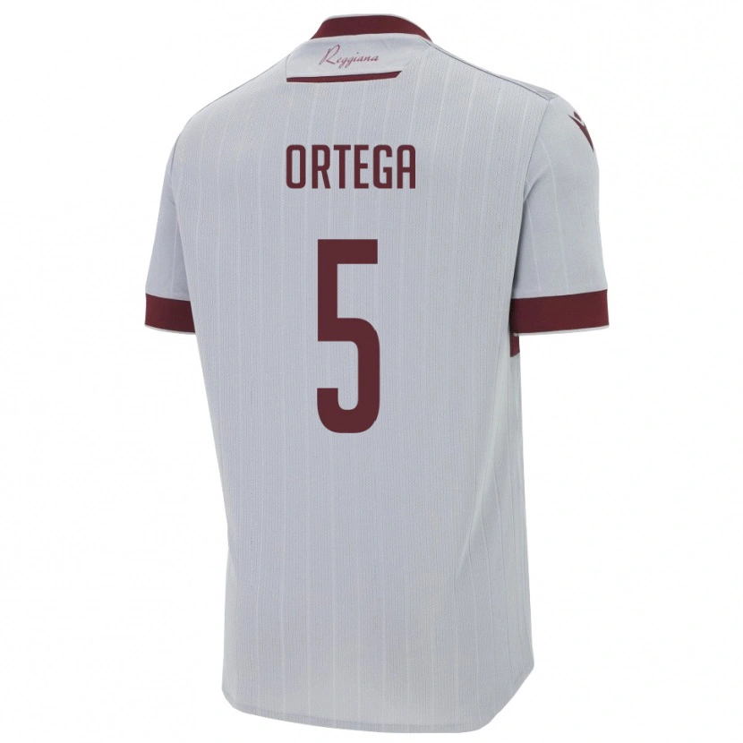 Danxen Women Jean Paulo Cardona Ortega #5 Burgundy White Away Jersey 2025/26 T-Shirt