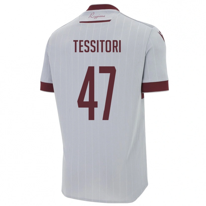 Danxen Women Matteo Tessitori #47 Burgundy White Away Jersey 2025/26 T-Shirt