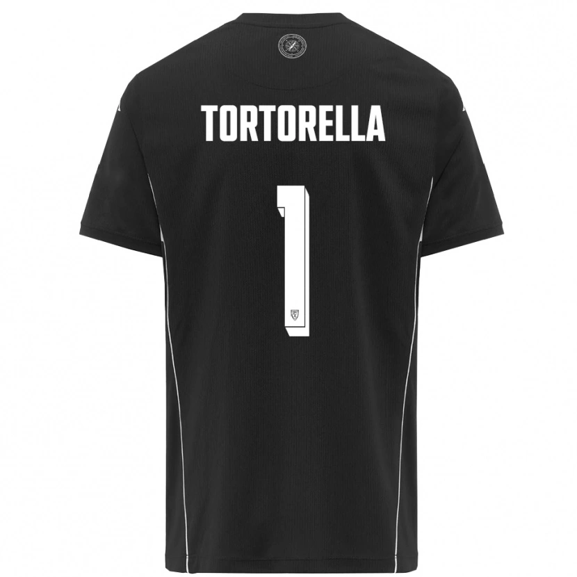 Danxen Women Diego Tortorella #1 Black White Away Jersey 2025/26 T-Shirt