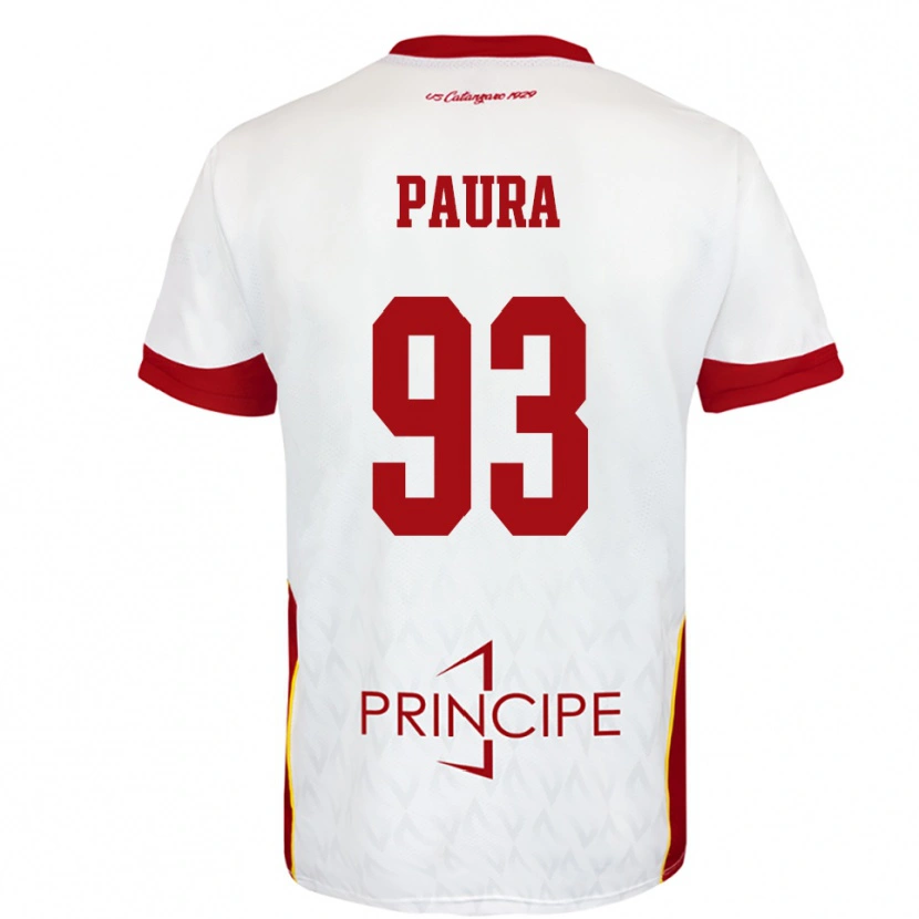 Danxen Women Mario Paura #93 White Red Away Jersey 2025/26 T-Shirt