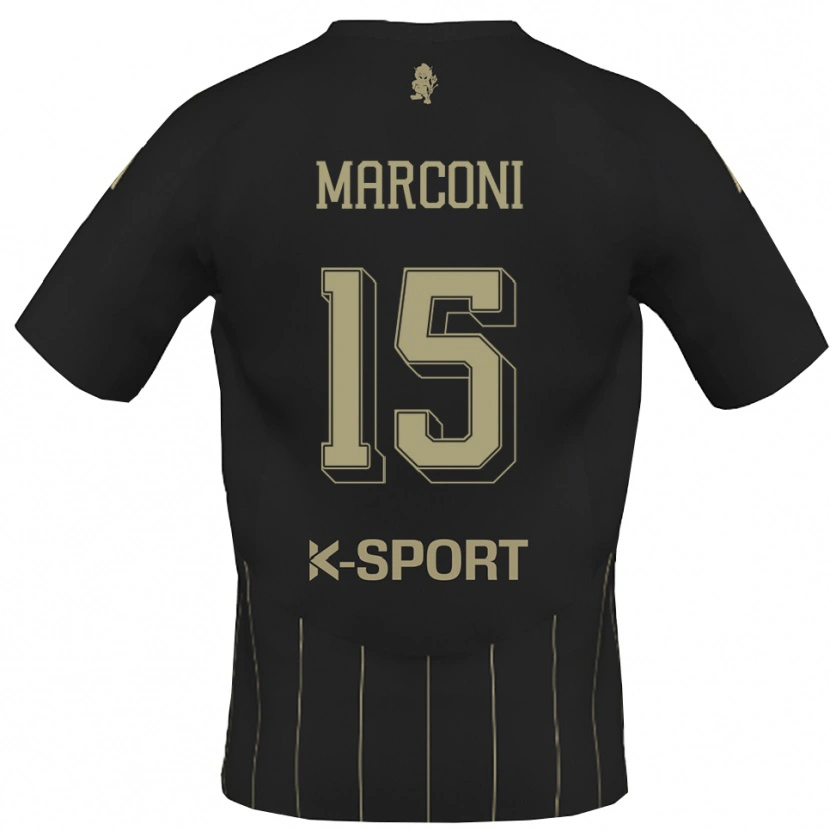 Danxen Women Ivan Marconi #15 Gray White Away Jersey 2025/26 T-Shirt