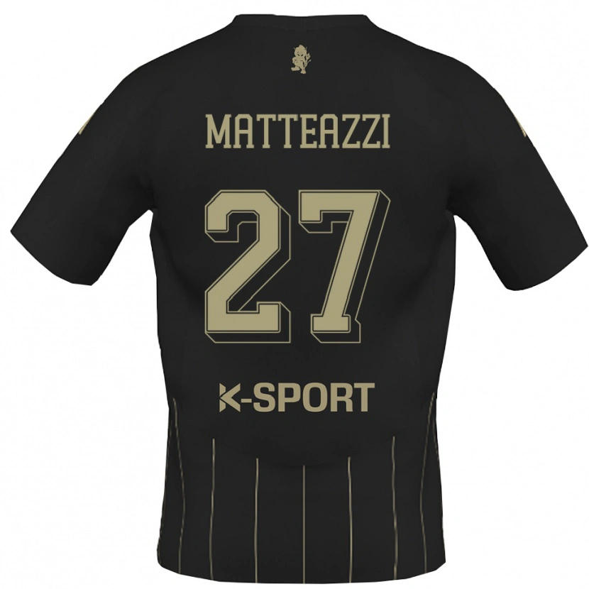 Danxen Women Ernesto Matteazzi #27 Gray White Away Jersey 2025/26 T-Shirt