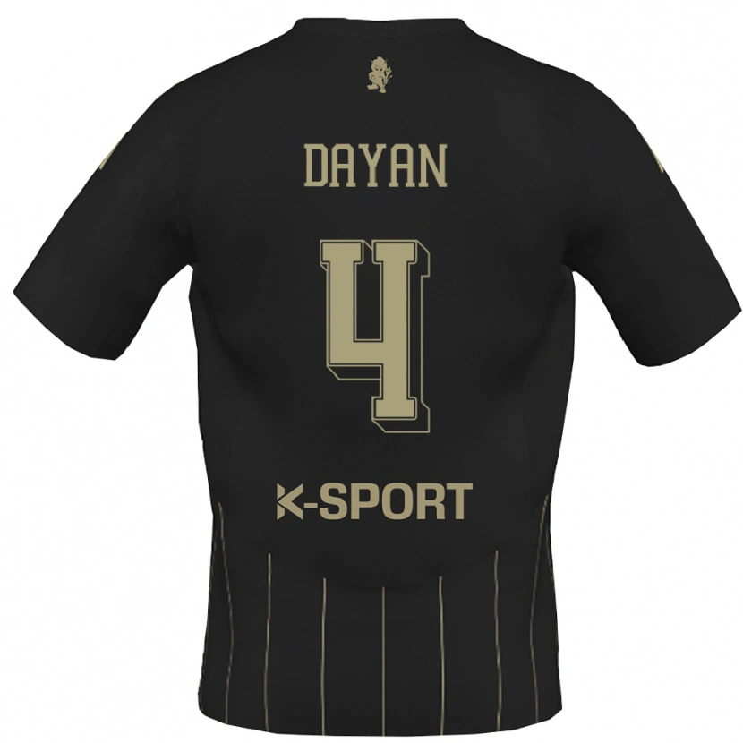 Danxen Women Pedro Dayan #4 Gray White Away Jersey 2025/26 T-Shirt