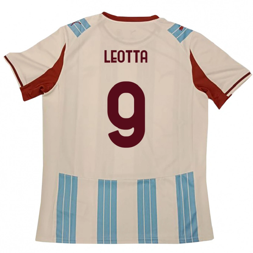 Danxen Women Mario Leotta #9 Sky Blue White Away Jersey 2025/26 T-Shirt