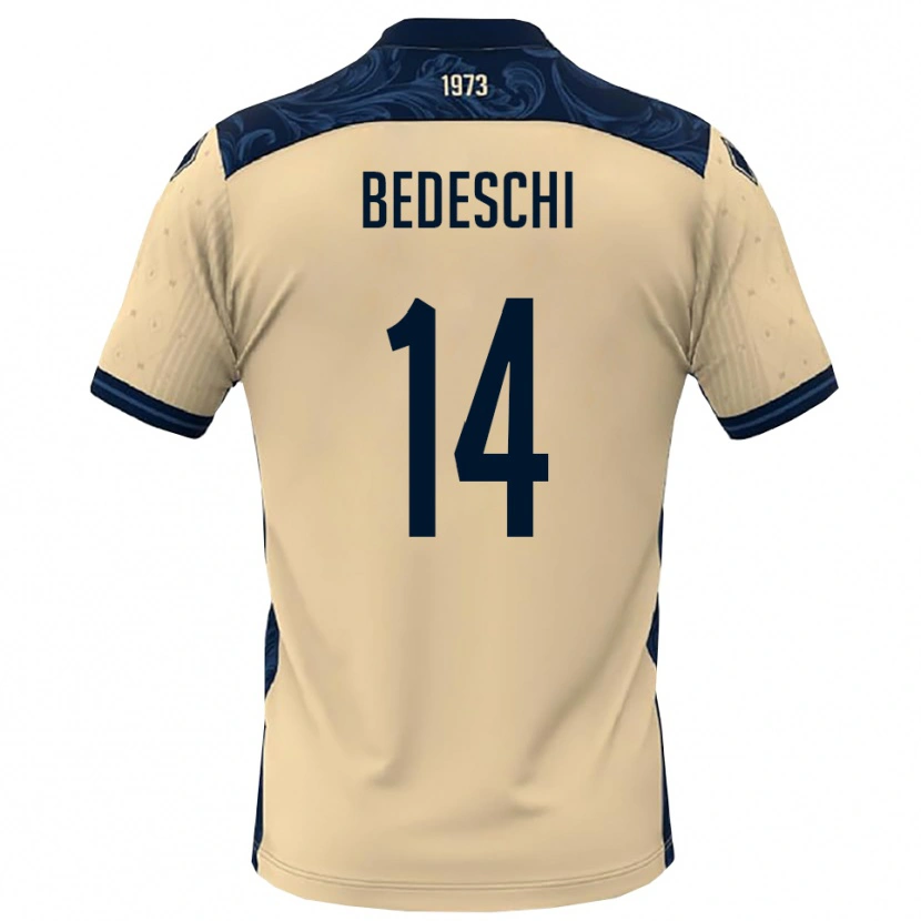 Danxen Women Davide Bedeschi #14 White Navy Away Jersey 2025/26 T-Shirt