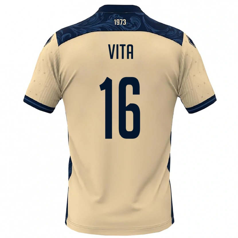 Danxen Women Alessio Vita #16 White Navy Away Jersey 2025/26 T-Shirt