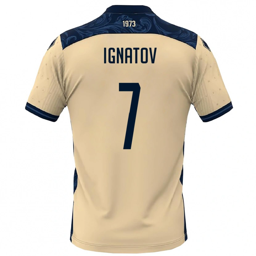 Danxen Women Eduard Ignatov #7 White Navy Away Jersey 2025/26 T-Shirt