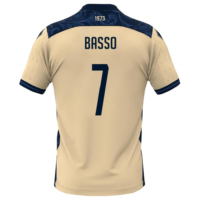 Danxen Women Maicol Basso #7 White Navy Away Jersey 2025/26 T-Shirt