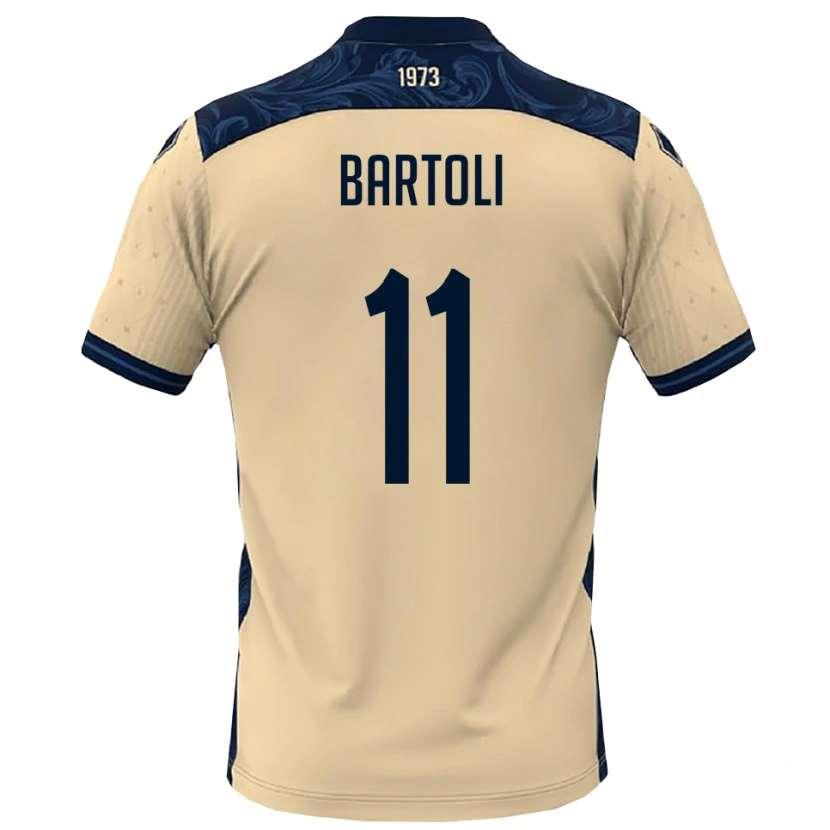 Danxen Women Emanuele Bartoli #11 White Navy Away Jersey 2025/26 T-Shirt