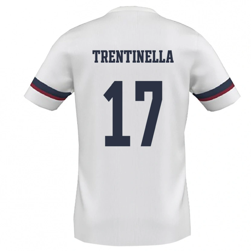 Danxen Women Marco Trentinella #17 White Red Away Jersey 2025/26 T-Shirt
