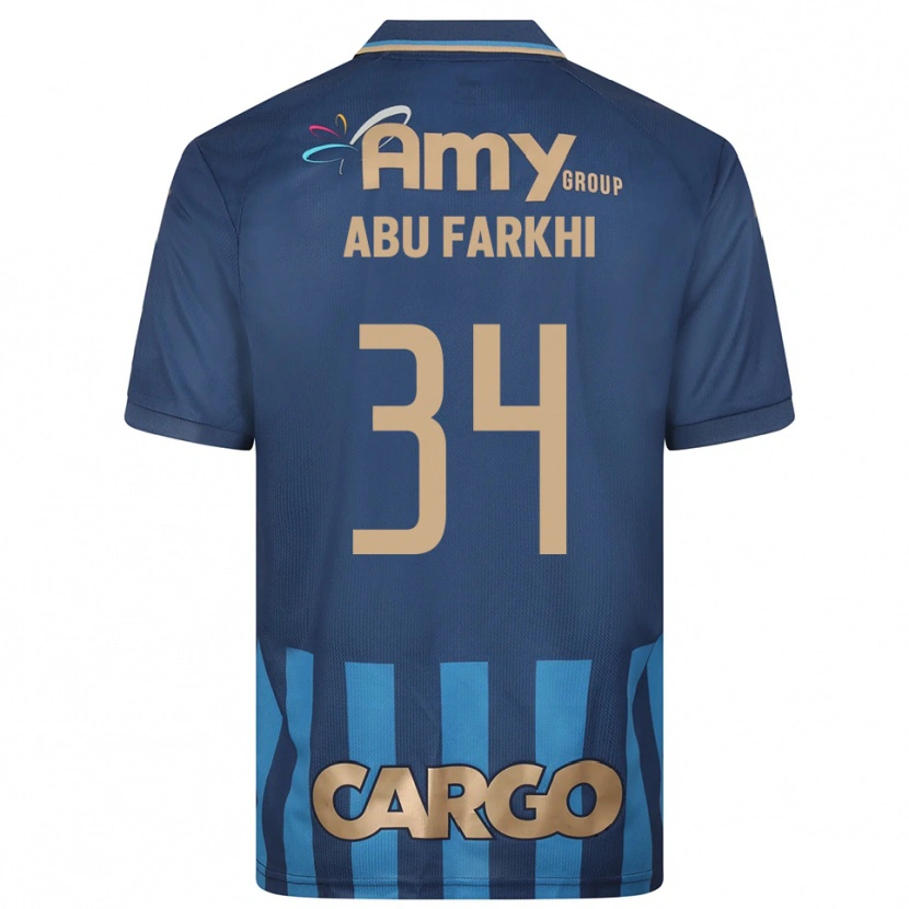 Danxen Women Sayed Abu Farkhi #34 Navy Blue Away Jersey 2025/26 T-Shirt