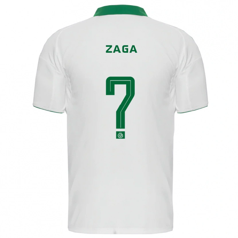 Danxen Women Binyamin Zaga #0 White Green Away Jersey 2025/26 T-Shirt