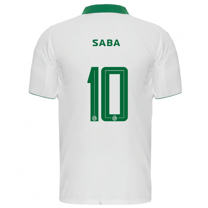 Danxen Women Dia Saba #10 White Green Away Jersey 2025/26 T-Shirt