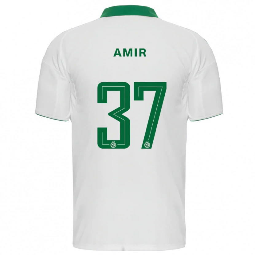 Danxen Women Elad Amir #37 White Green Away Jersey 2025/26 T-Shirt