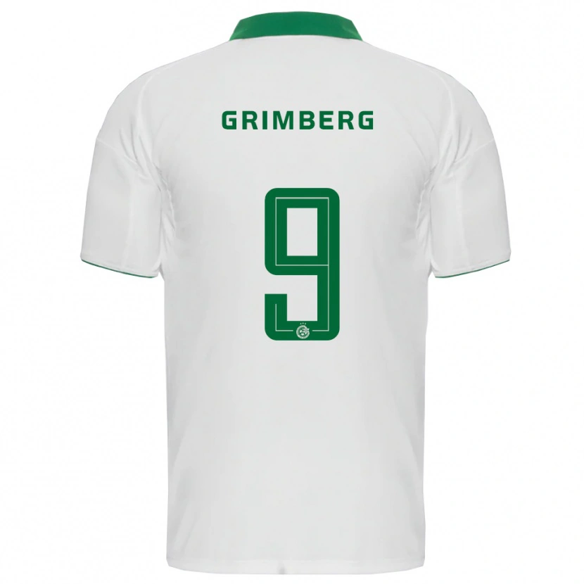 Danxen Women Adam Grimberg #9 White Green Away Jersey 2025/26 T-Shirt