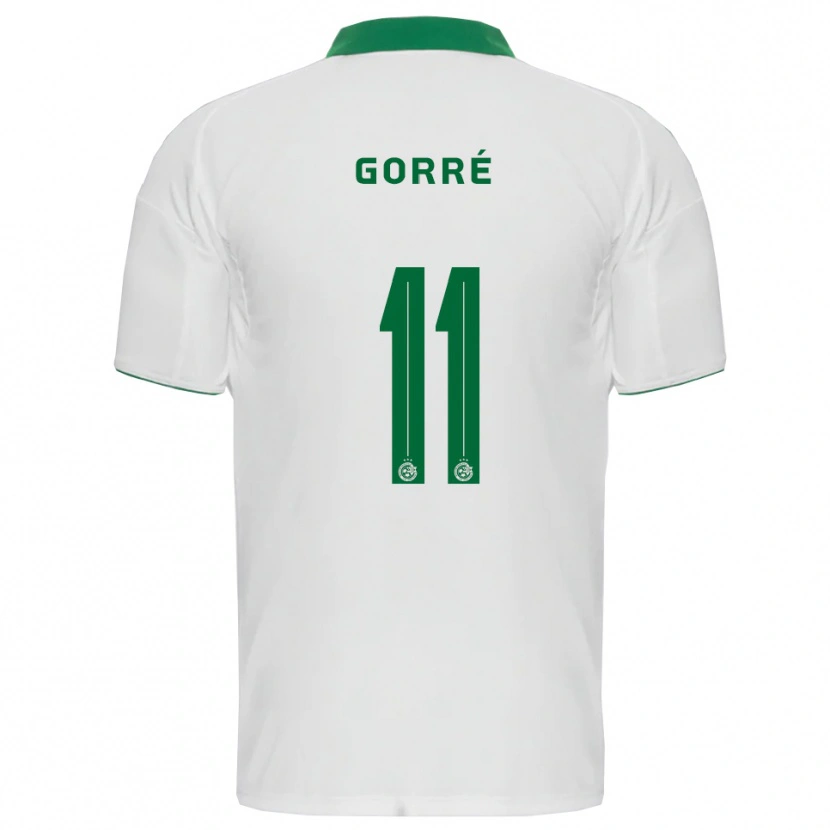 Danxen Women Kenji Gorré #11 White Green Away Jersey 2025/26 T-Shirt