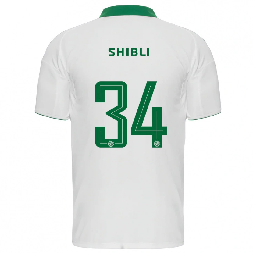 Danxen Women Hamza Shibli #34 White Green Away Jersey 2025/26 T-Shirt