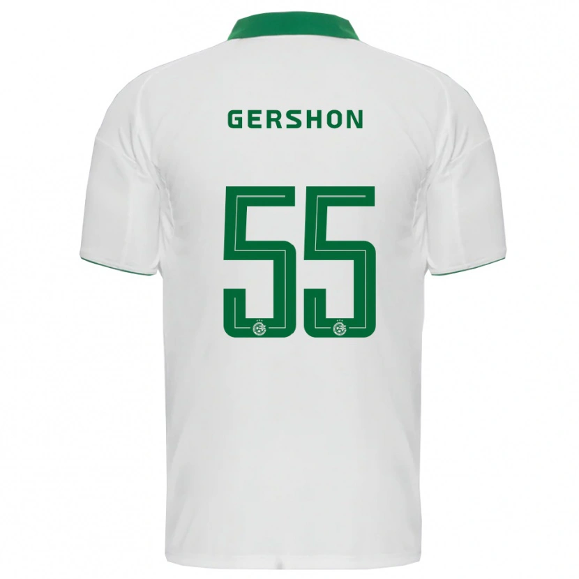 Danxen Women Rami Gershon #55 White Green Away Jersey 2025/26 T-Shirt