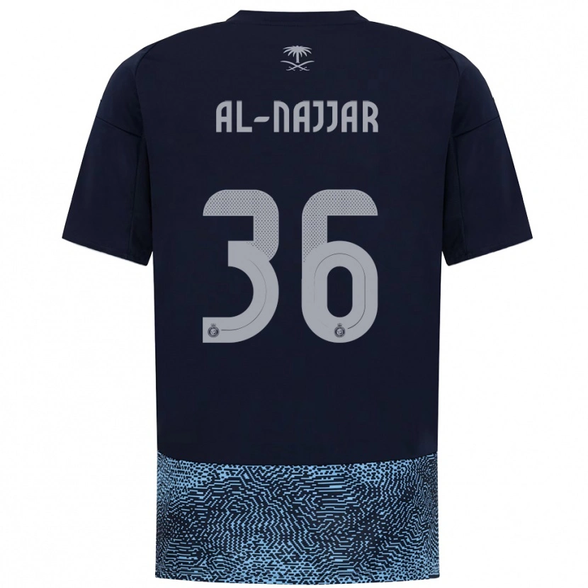 Danxen Women Raghed Al-Najjar #36 Navy Sky Blue Away Jersey 2025/26 T-Shirt