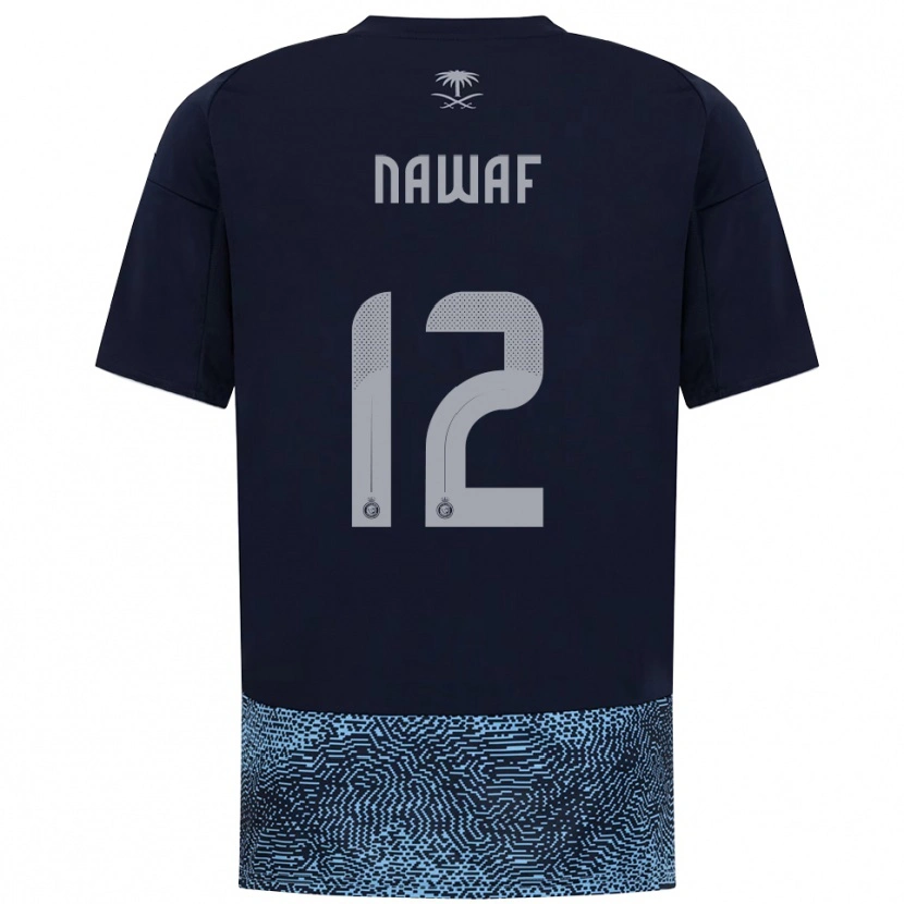 Danxen Women Nawaf Al-Boushal #12 Navy Sky Blue Away Jersey 2025/26 T-Shirt