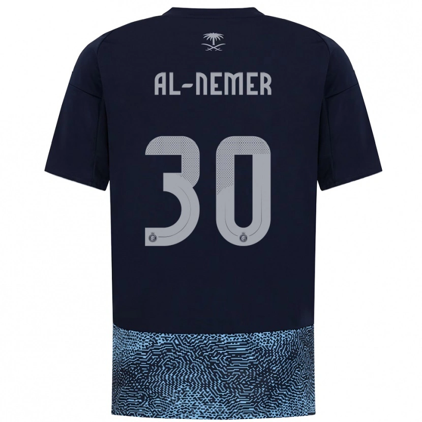 Danxen Women Meshari Al-Nemer #30 Navy Sky Blue Away Jersey 2025/26 T-Shirt