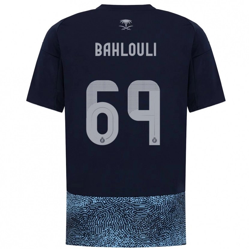 Danxen Women Nesrine Bahlouli #69 Navy Sky Blue Away Jersey 2025/26 T-Shirt