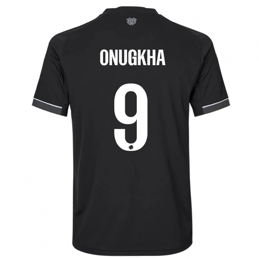 Danxen Women German Onugkha #9 Black White Away Jersey 2025/26 T-Shirt