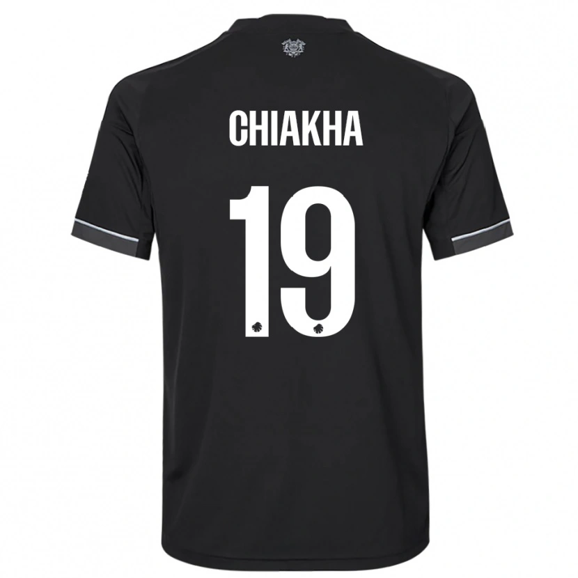 Danxen Women Amin Chiakha #19 Black White Away Jersey 2025/26 T-Shirt