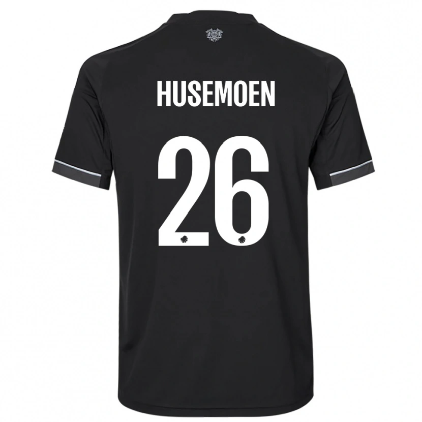 Danxen Women Astrid Husemoen #26 Black White Away Jersey 2025/26 T-Shirt