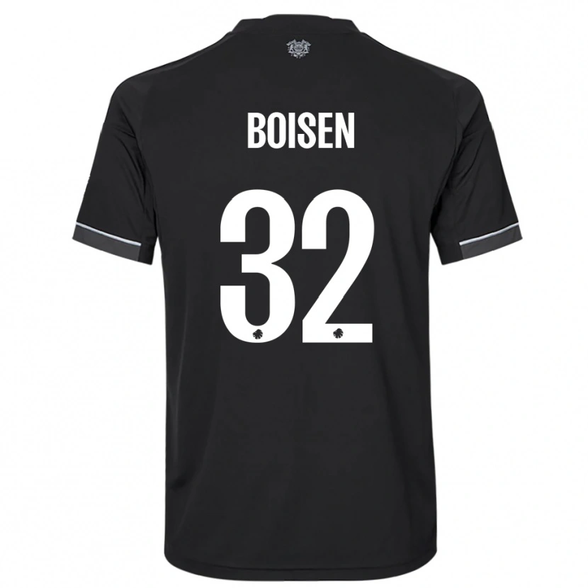 Danxen Women Frederikke Boisen #32 Black White Away Jersey 2025/26 T-Shirt