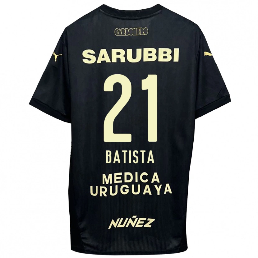 Danxen Women Facundo Batista #21 Black Gold Away Jersey 2025/26 T-Shirt
